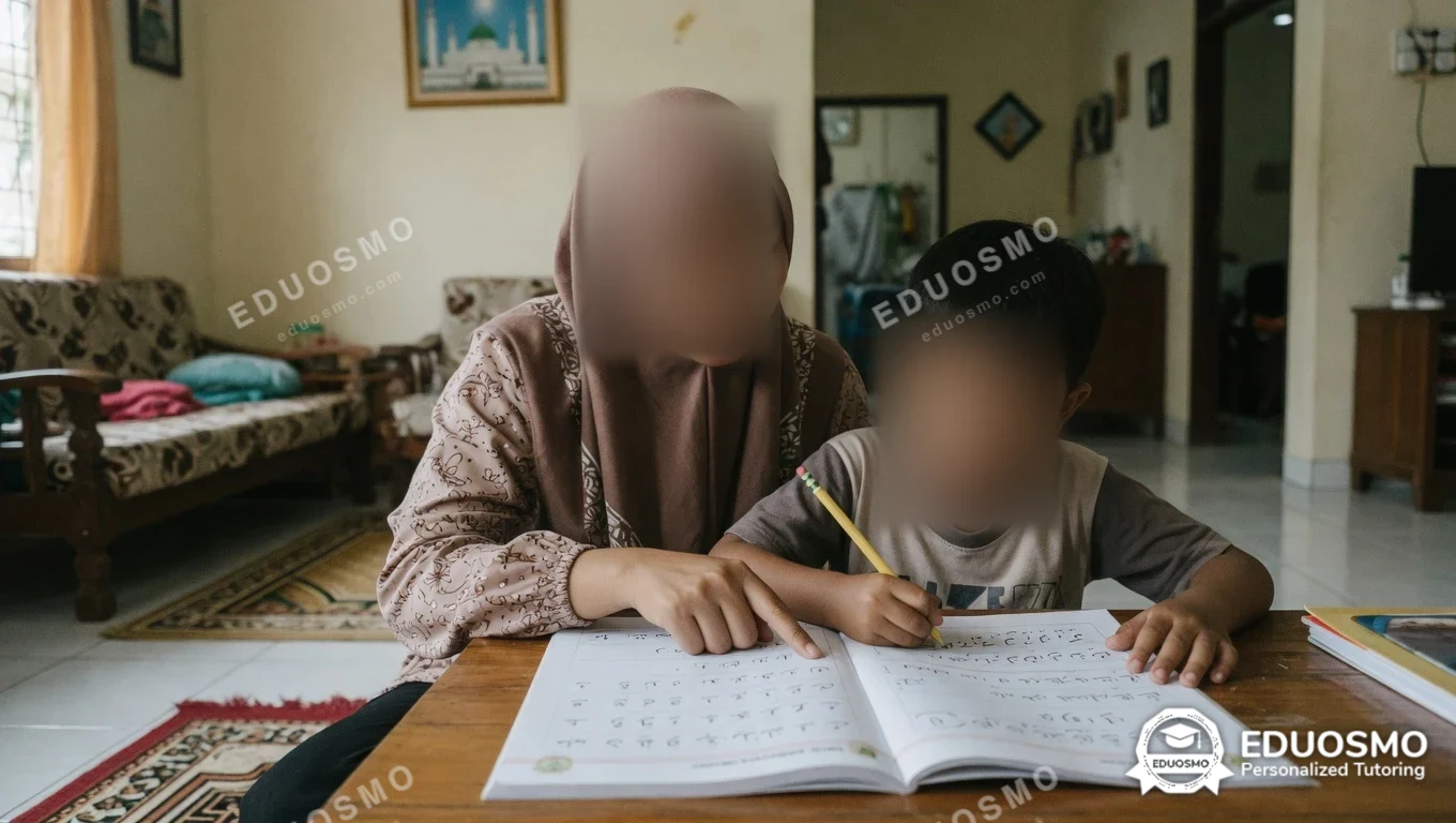 Momen sesi bahasa arab sedang berlangsung, Bandung