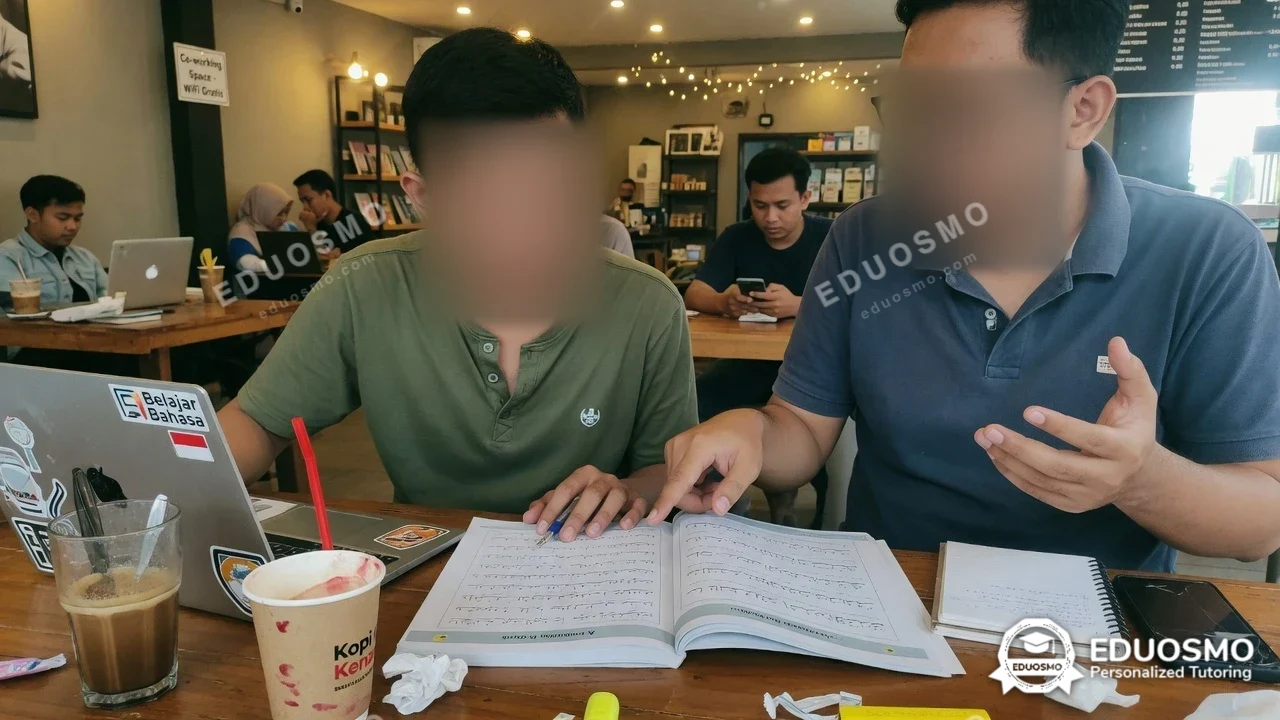 Siswa Bandung belajar bahasa arab diampu tutor Eduosmo