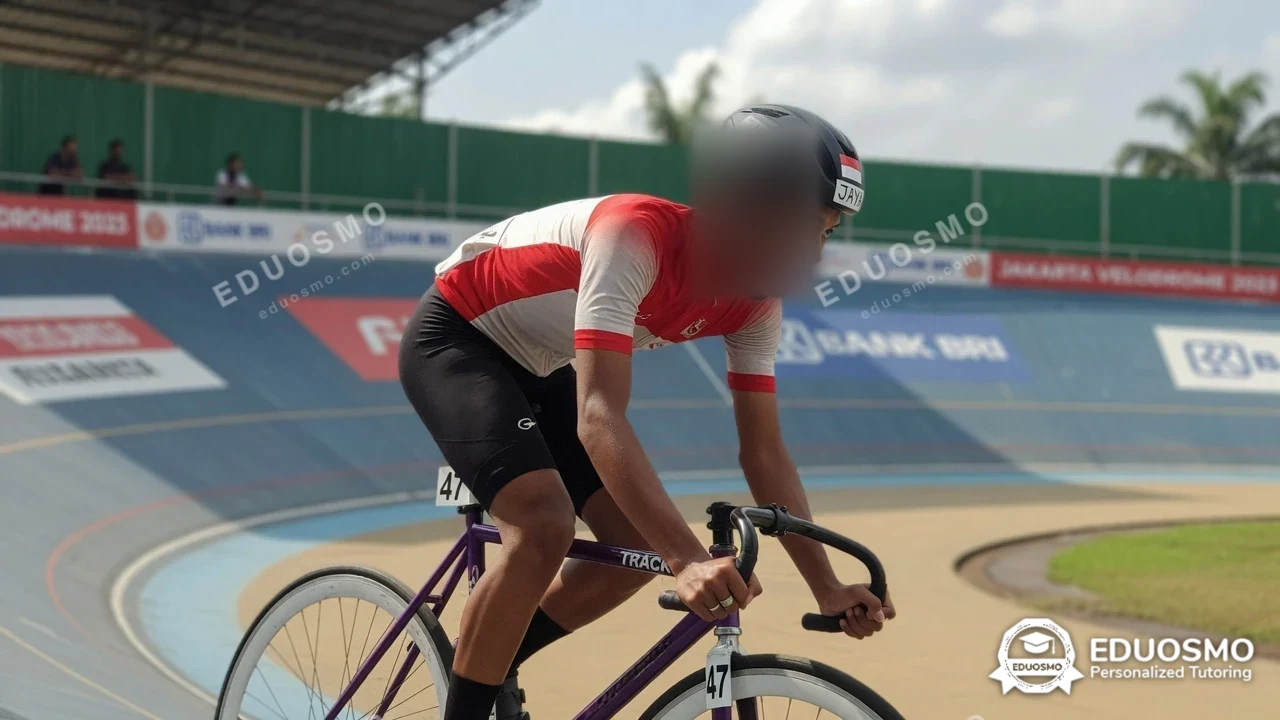 Sesi les balap sepeda trek privat satu-satu di Bandung