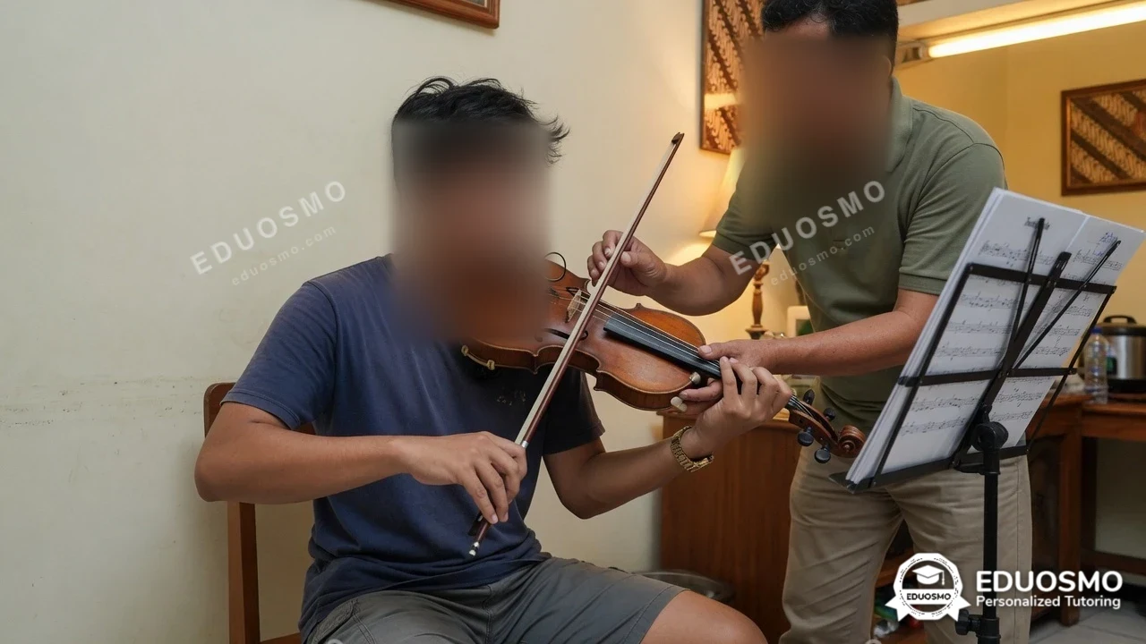 Dari kelas biola Eduosmo di Bandung