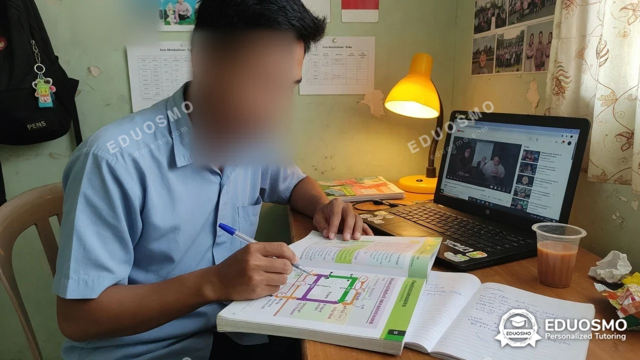 Momen sesi biologi sedang berlangsung, Bandung