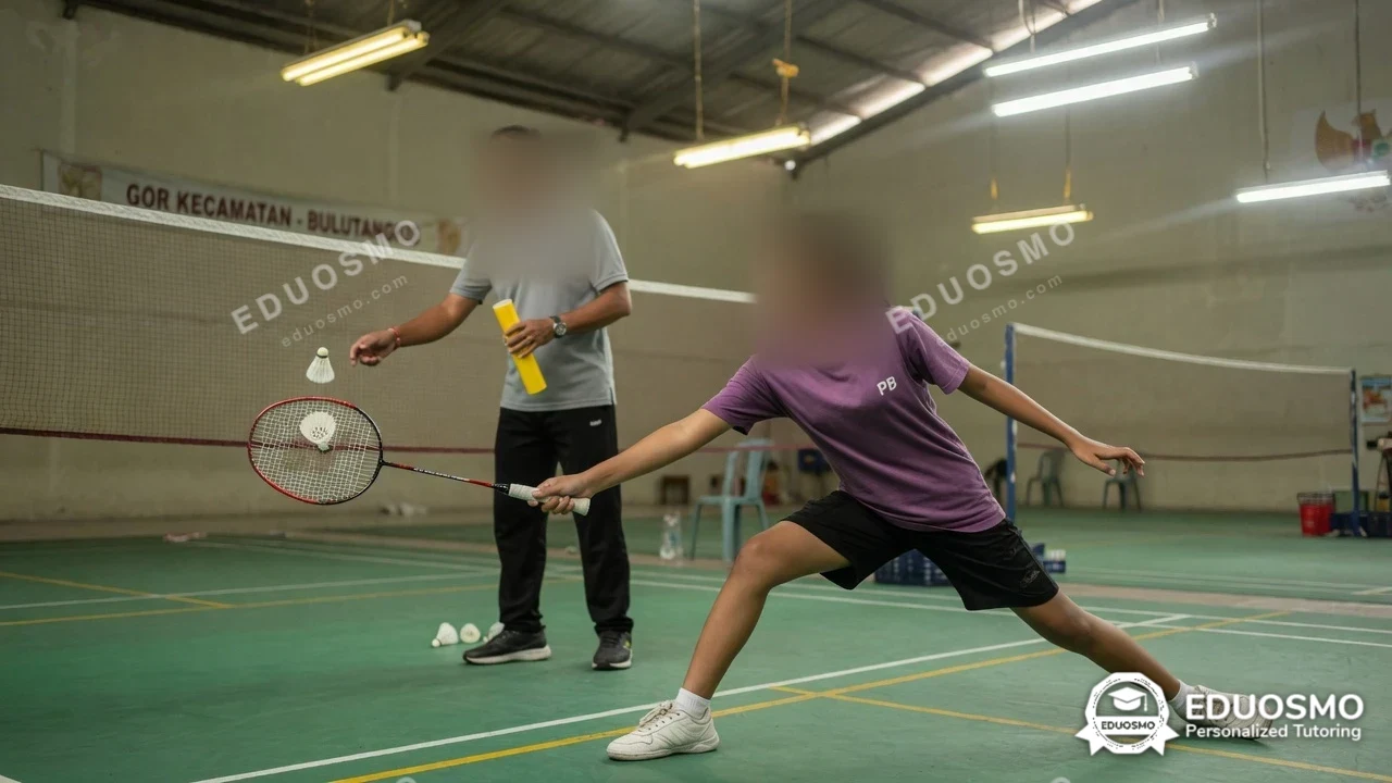 Dari kelas bulu tangkis Eduosmo di Bandung