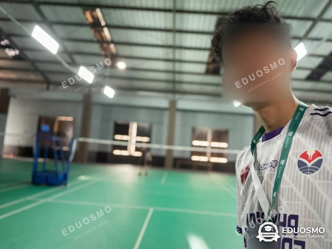 Momen sesi bulu tangkis sedang berlangsung, Bandung
