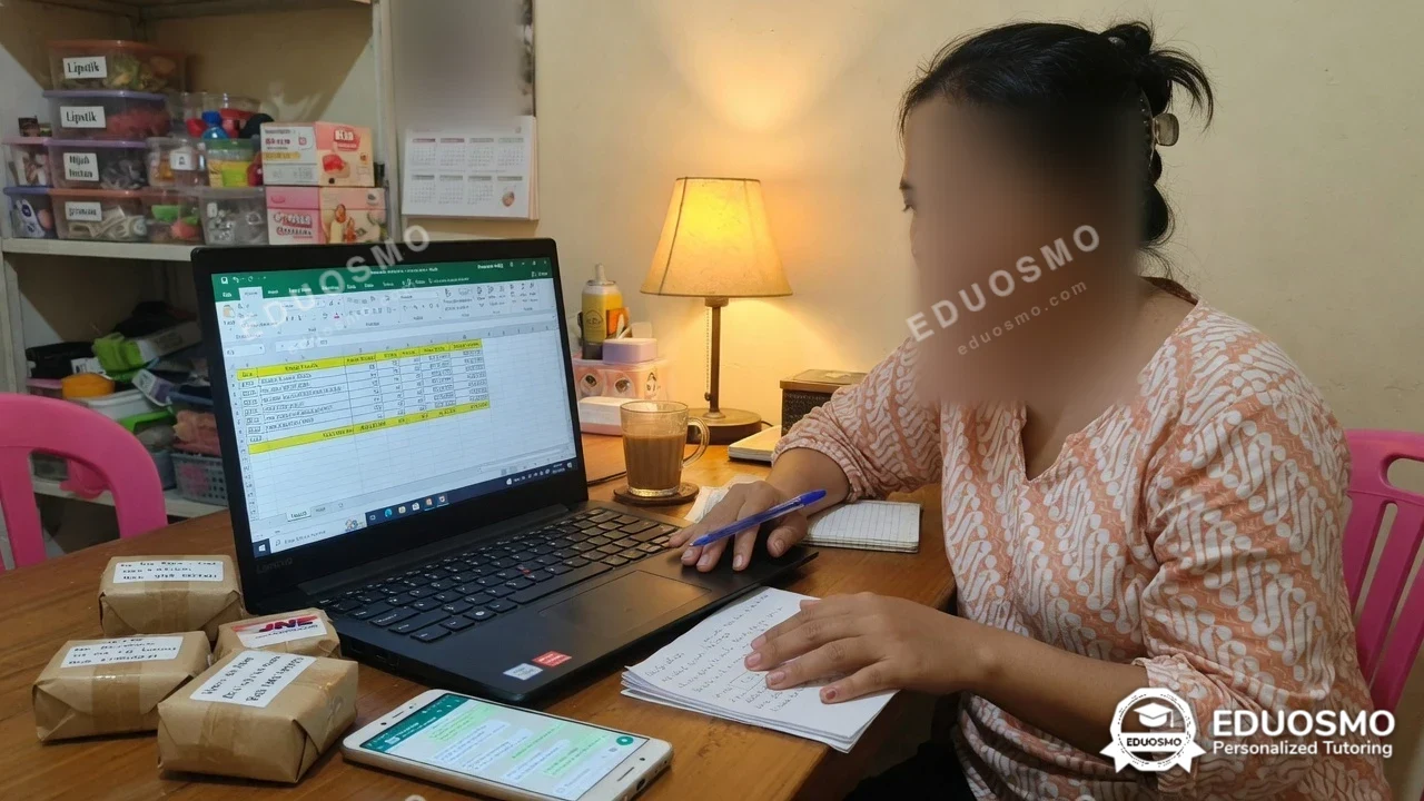 Galeri kelas excel: siswa bersama tutor Eduosmo di Bandung