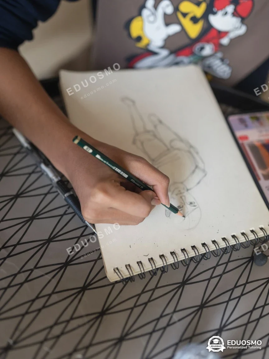 Momen sesi menggambar anime sedang berlangsung, Bandung