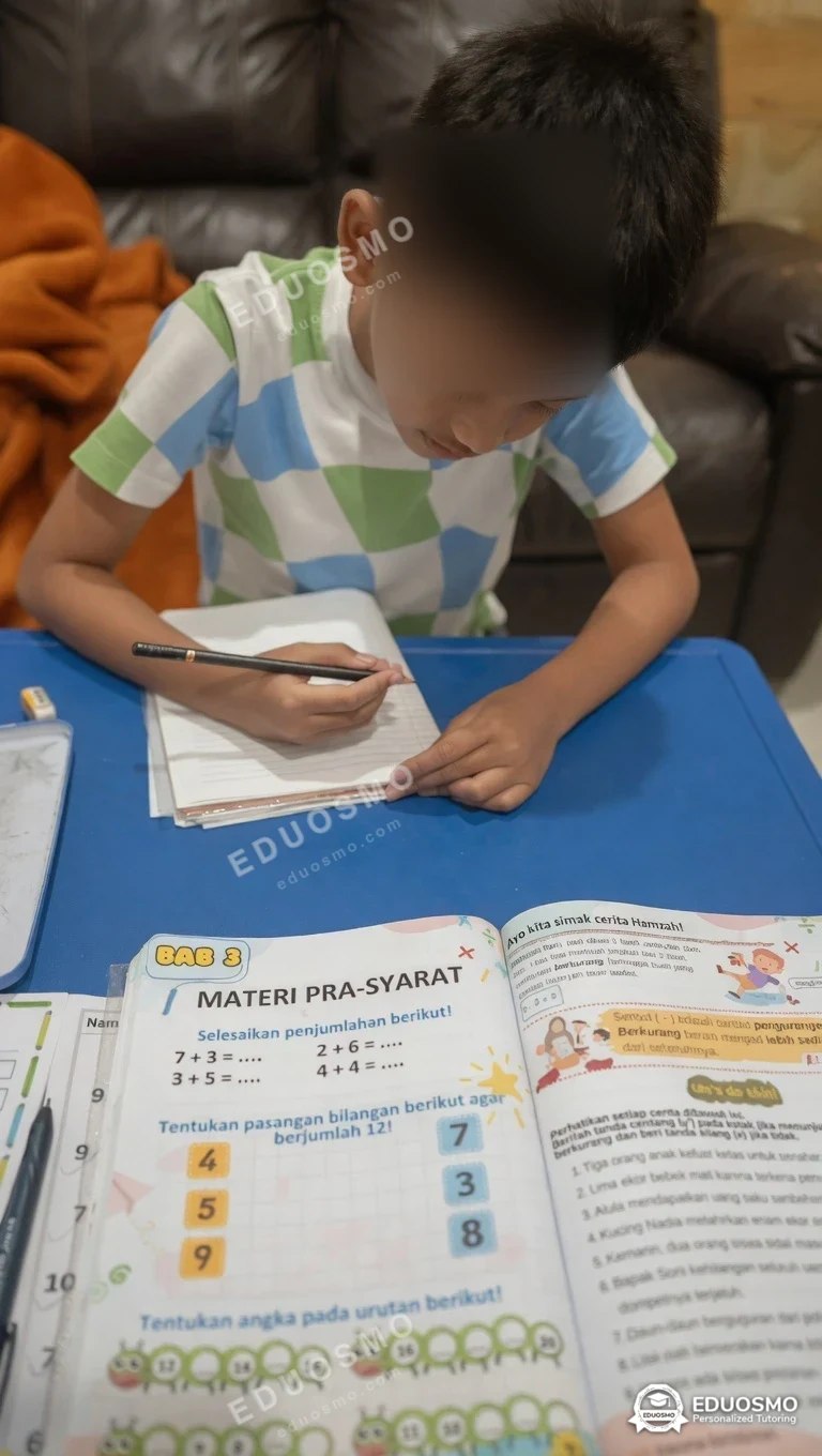 Galeri kelas jarimatika: siswa bersama tutor Eduosmo di Bandung