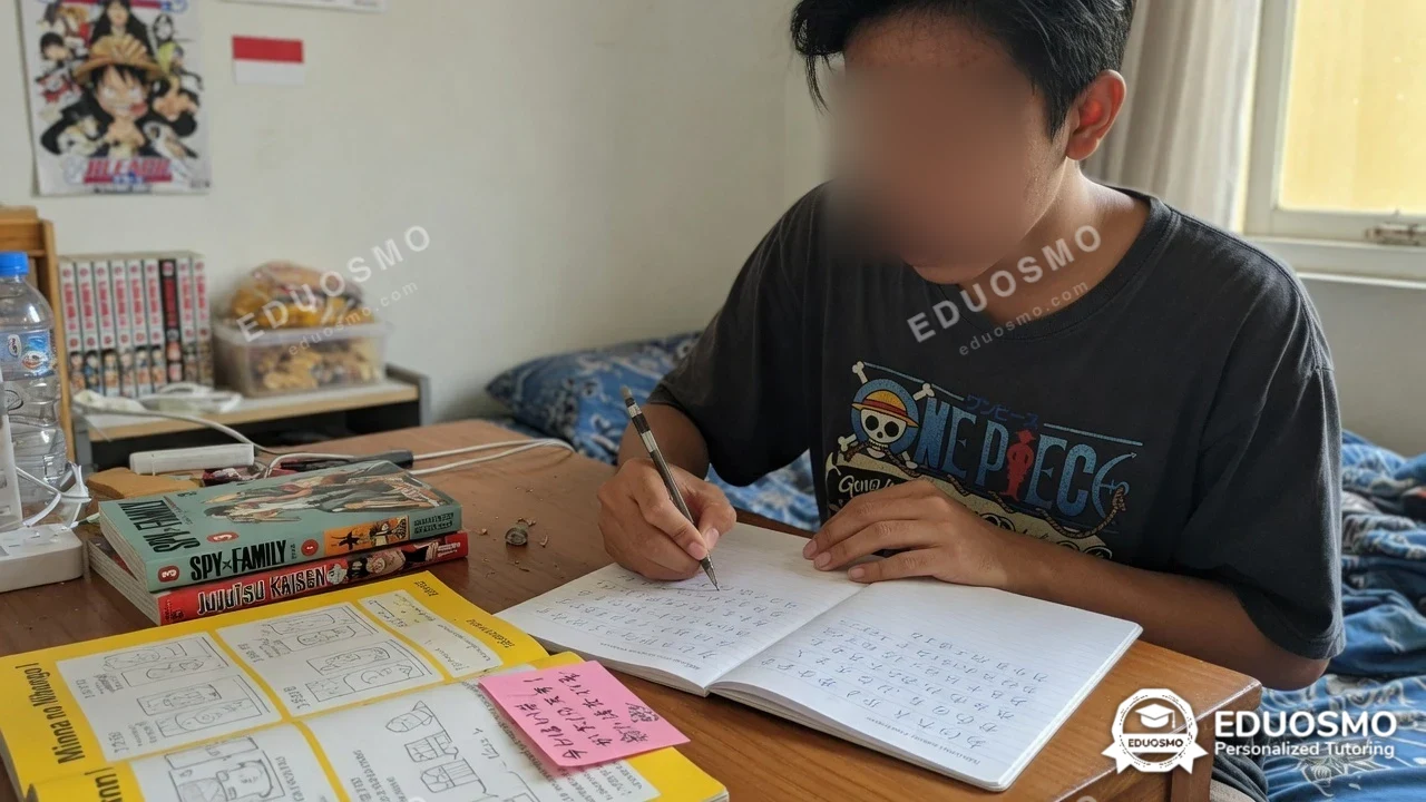 Sesi les bahasa Jepang privat satu-satu di Bandung