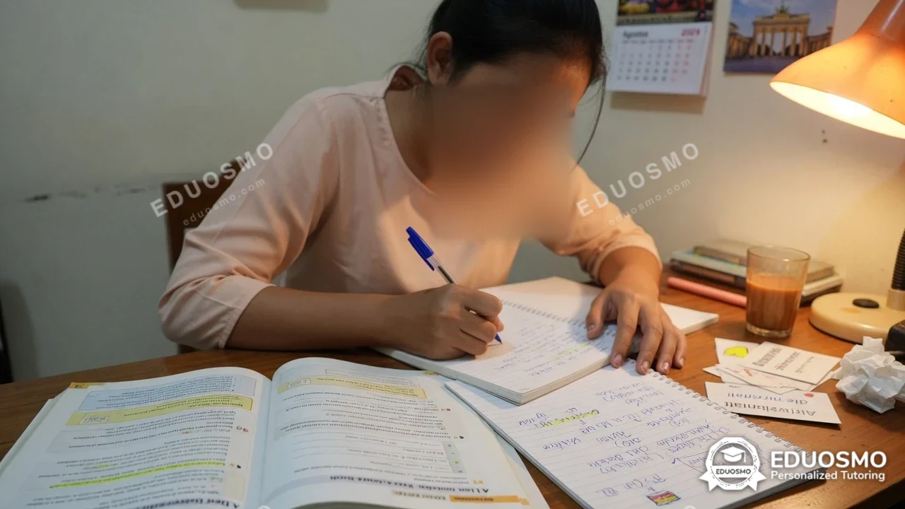 Dari kelas bahasa Jerman Eduosmo di Bandung