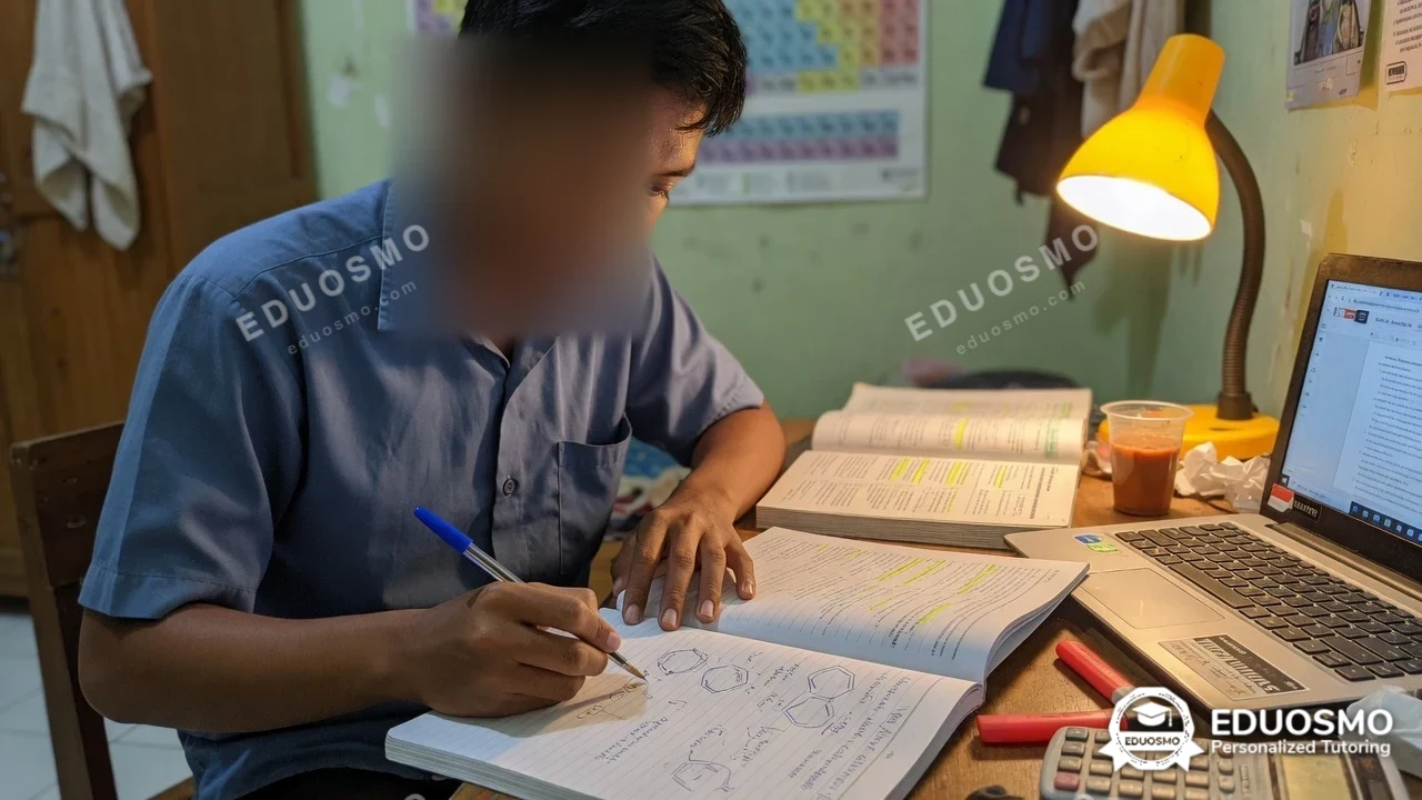 Momen sesi kimia sedang berlangsung, Bandung