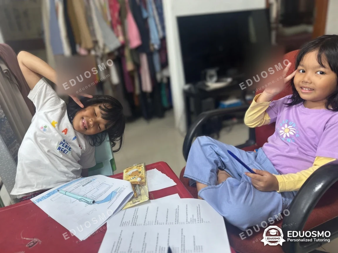 Galeri kelas matematika SD: siswa bersama tutor Eduosmo di Bandung