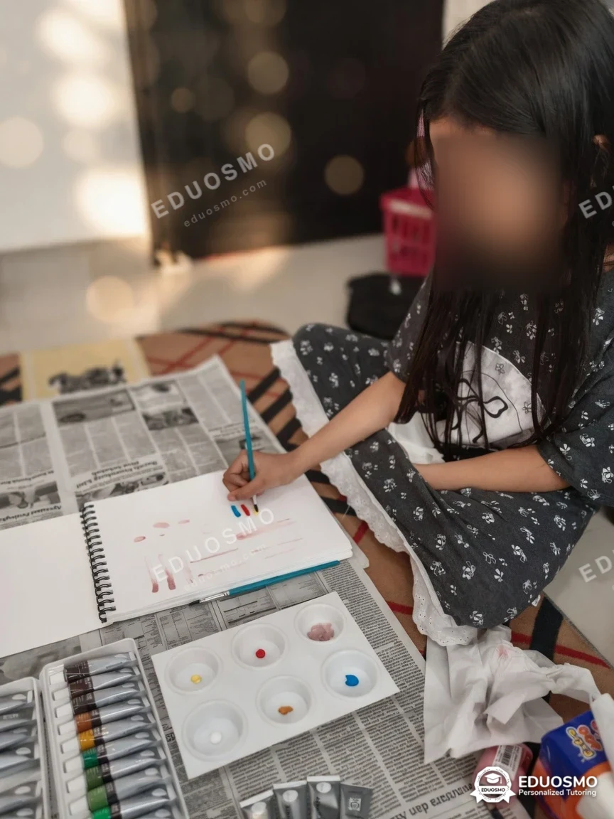 Sesi les melukis privat satu-satu di Bandung