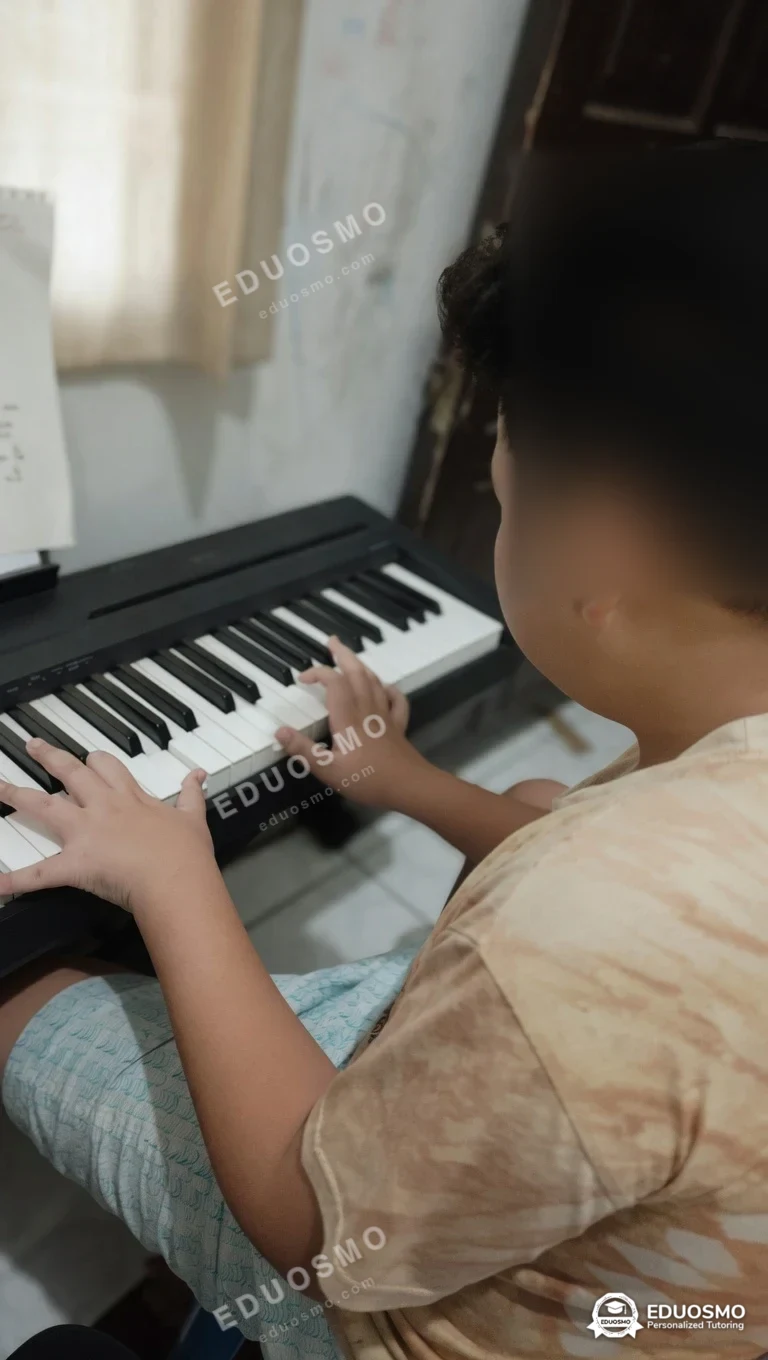 Momen sesi piano sedang berlangsung, Bandung