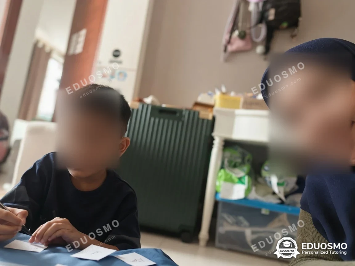 Momen sesi anak usia KB TK pre school sedang berlangsung, Bandung