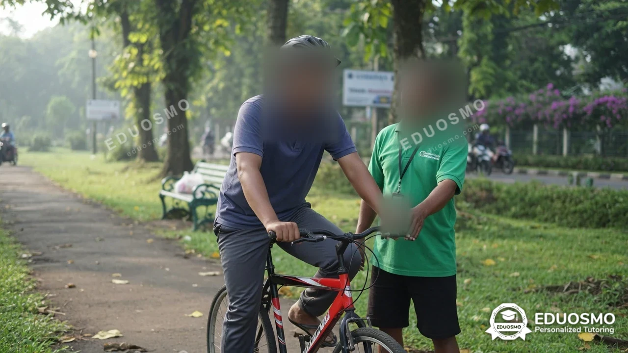 Sesi les sepeda privat satu-satu di Bandung