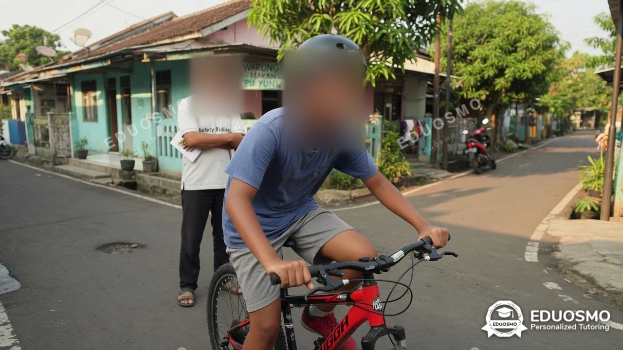 Galeri kelas sepeda: siswa bersama tutor Eduosmo di Bandung