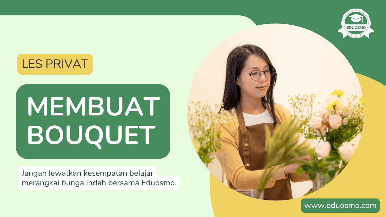 Les Privat Membuat Bouquet di Bandung