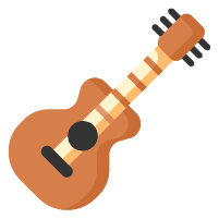 Sesi les privat gitar Eduosmo bersama tutor di Bandung